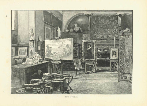 Professions, Genre, Artist's Studio, Artseller, London, Frederic Leighton, Leighton House