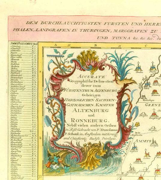 Maps, Germany, Altenburg, Ronneburg, Thüringen