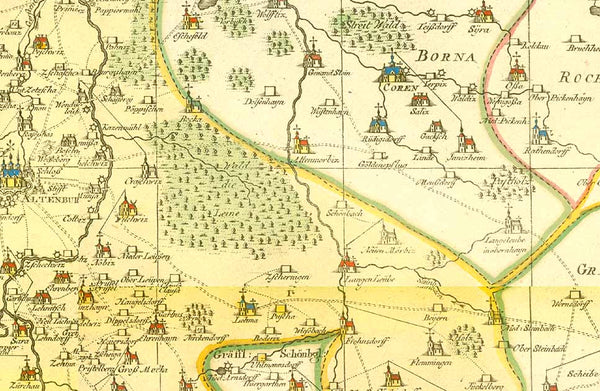 Maps, Germany, Altenburg, Ronneburg, Thüringen