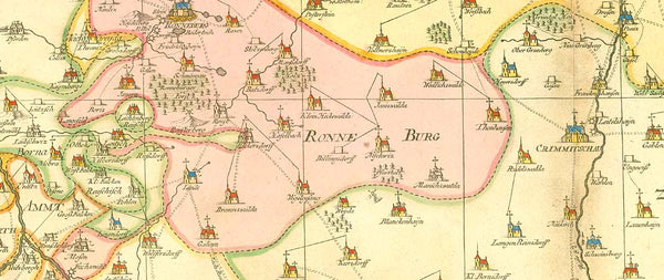 Maps, Germany, Altenburg, Ronneburg, Thüringen
