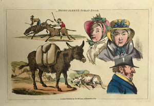 Animals, Donkey, Henry Alken's Scrap Book