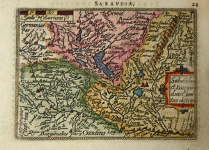Maps, France, Sabaudia, Ortelius