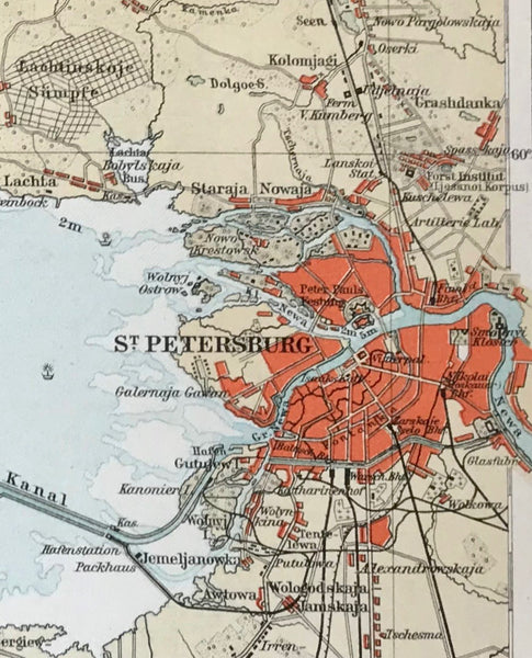 City Views, Maps, Surroundings of St. Petersburg