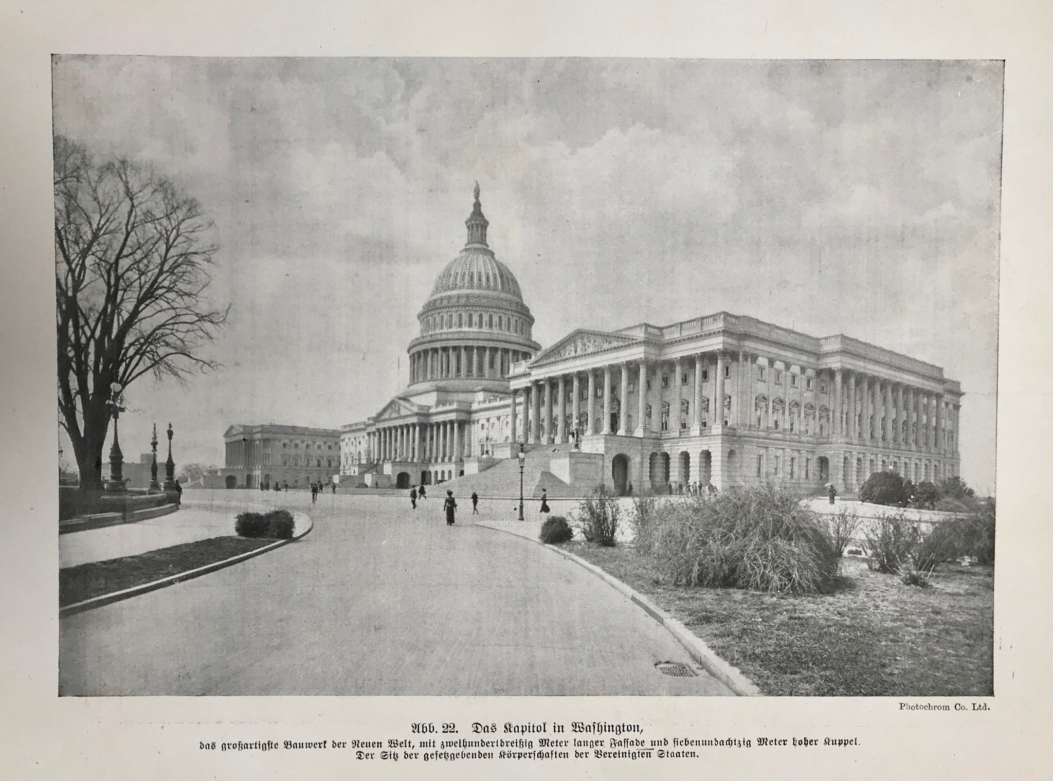 "Das Kapitol in Washington"  Text photograph 1905. 