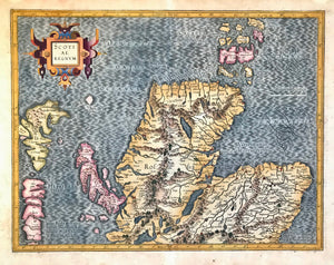 Maps, British Isles, Scotland, Mercator