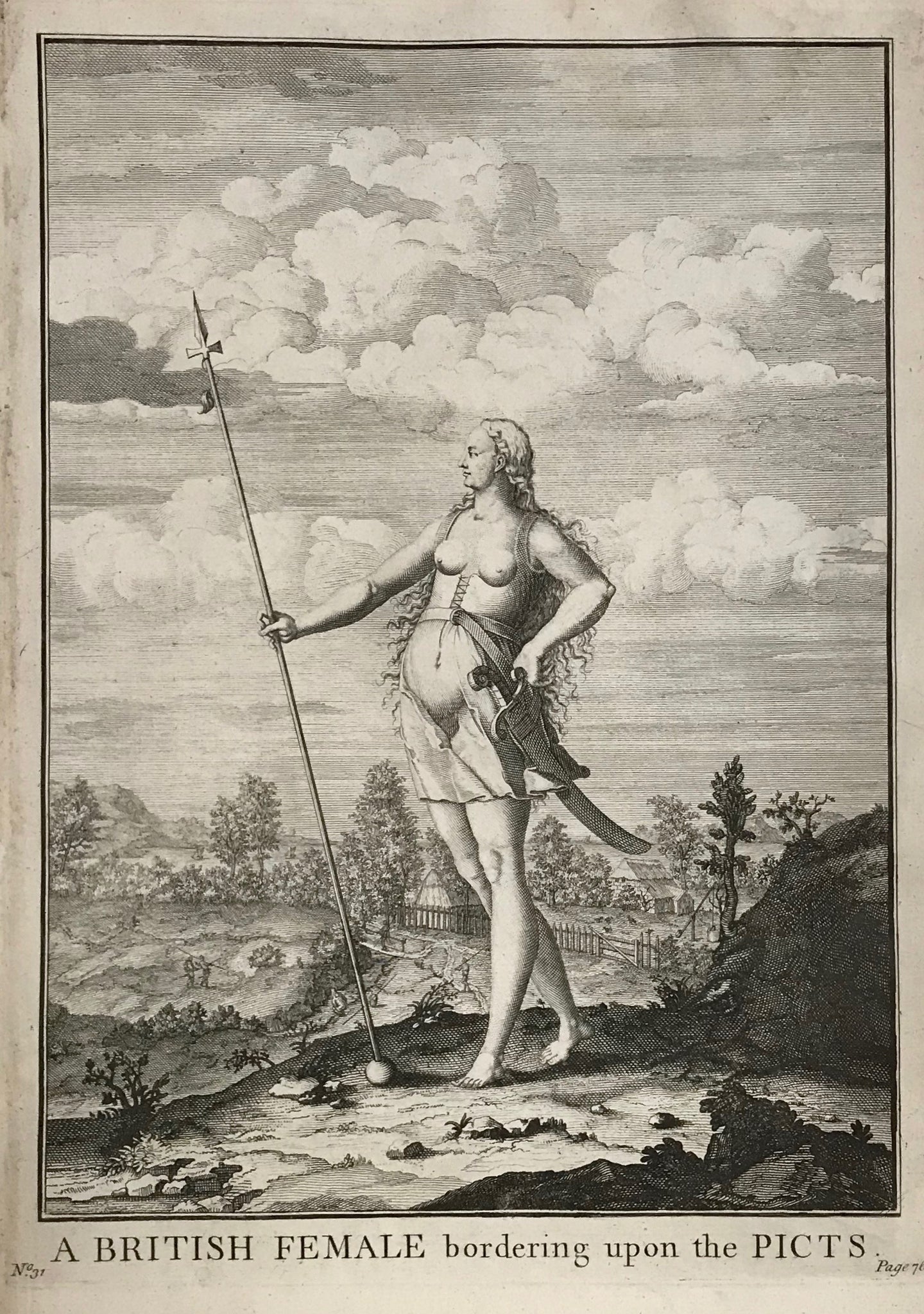 Antique Prints of the Celts (Kelten)  From Julius Ceasar's "War Commentaries on the Celts", in which he described the somewhat perplexing encounters with the people north of the Alps. When you look at the engravings you kind of know why the Romans, far advanced in culture and techniques of all kinds, were bewildered.