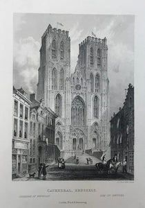 City Views, Belgium, Brussels, Cathedral