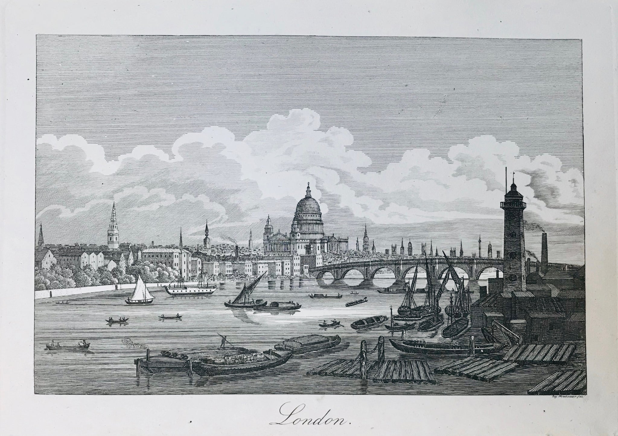 London  Steel engraving 1837
