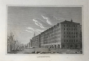 Liverpool  Steel engraving 1837.