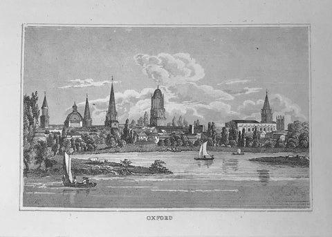 Oxford,  Steel engraving