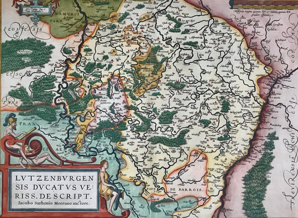Maps, Luxembourg, Luxemburg, Montsano, Ortelius