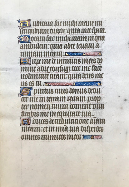 illuminated Manuscript: Book of Hours