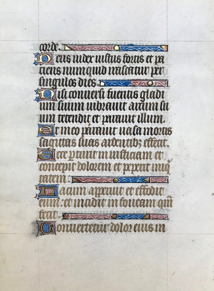 Illuminated Manuscript: Book of Hours