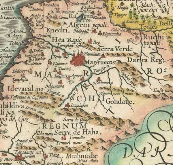 Maps, Africa, Spain, Canary Islands, Madeira, Peñon de Velez, Fortunate Island