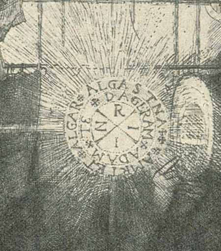 "Der Astrolog"  Wood engraving made after an etching by Rembrandt. Published ca. 1900.  Original antique print  