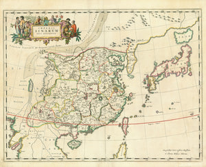 Maps, China, Korea, Japan,  Bleau