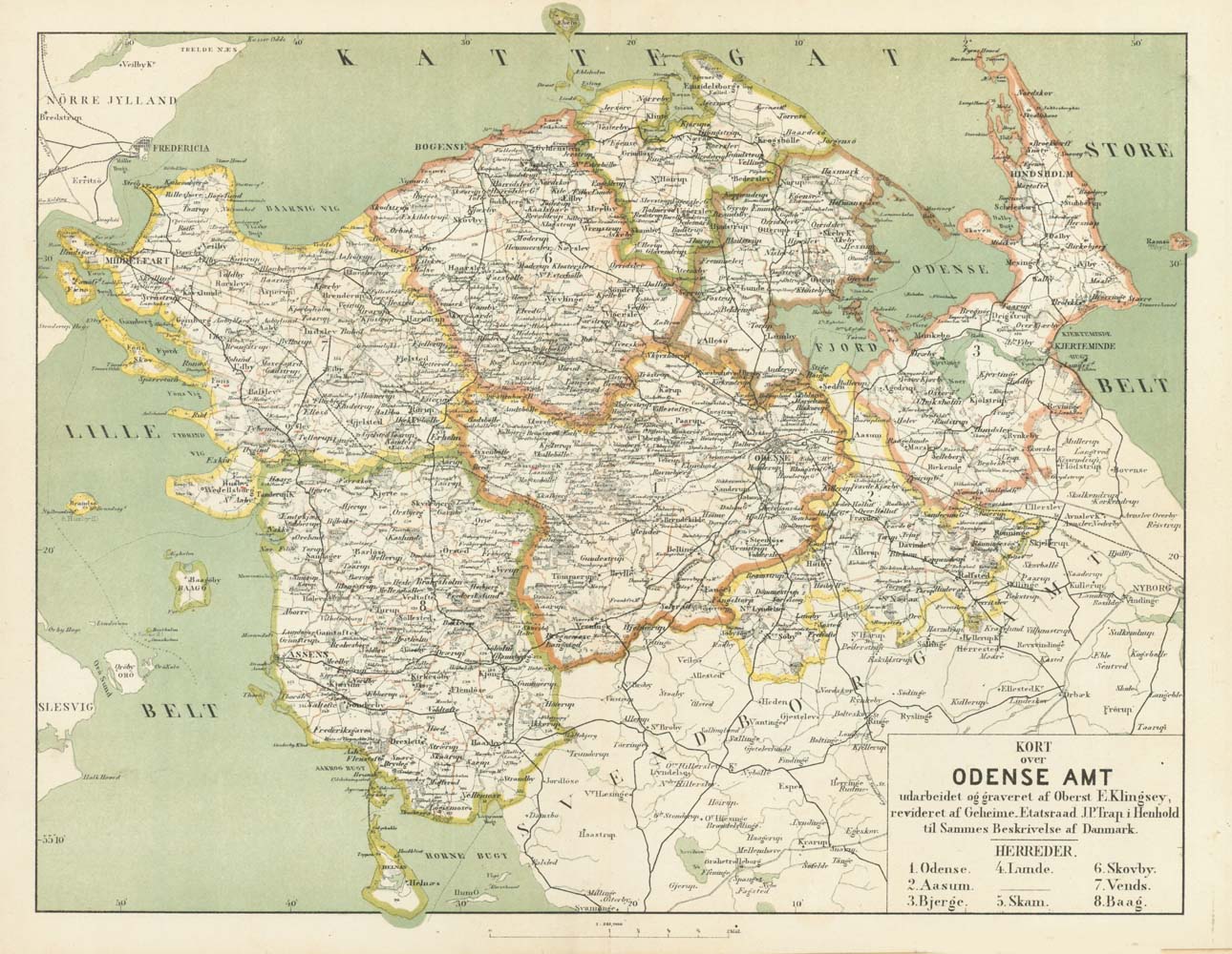 Maps, Denmark, Dänemark, Odense, Fuenen, Syddanmark