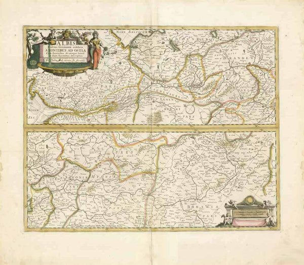 Maps, Germany, Czech Republic, North Sea