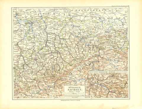 Maps, Germany, Saxonia, Sajonia, Saksonia
