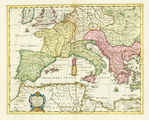 Maps, Europe, Janssonius