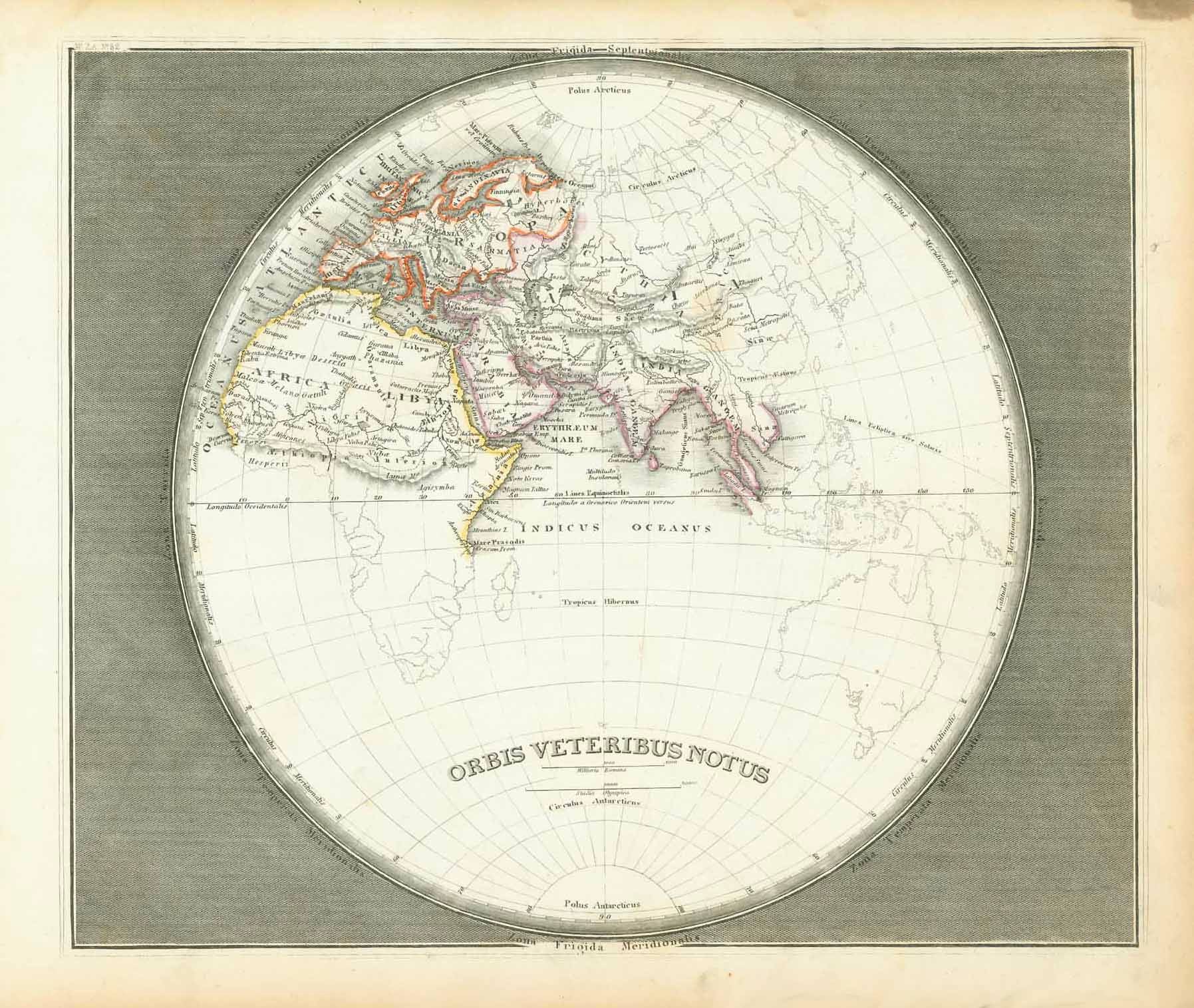 Maps, Europe, Asia, Africa, Old World, Orbis Veteribus Notus