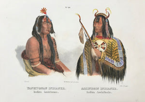Indegenous Peoples, Yanktonan Indianer,  Indien Janktonan, Assinboin Indianer, Indien Assiniboin