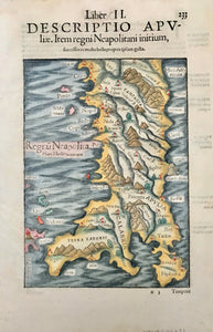 Maps, Italy, Campagna, Campobasso, Foggia, Calabria, Apulia, Muenster