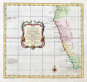 Maps, Africa, Coste Occidentale D'Afrique, Angola, Capricorn, St. Helena et al.
