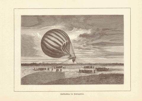Technology, Inventions, Hot Air Balloon, Montgolfiere, Globo Arestatico, Siege of Paris, Paris