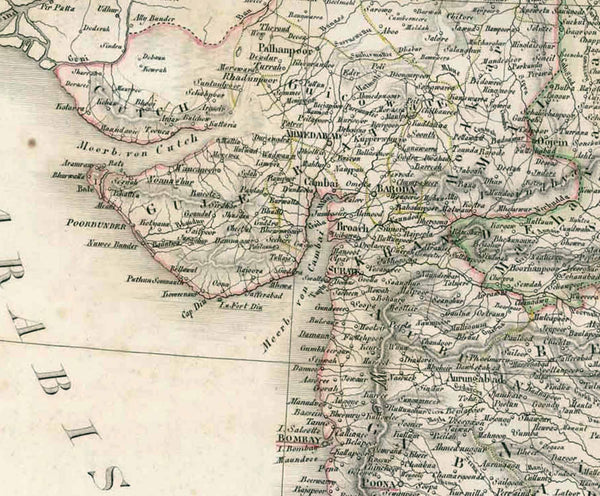 Maps, India, Pakistan, Bangla Desh, Parts of Central Asia, Kashmere, Afghanistan, Burma