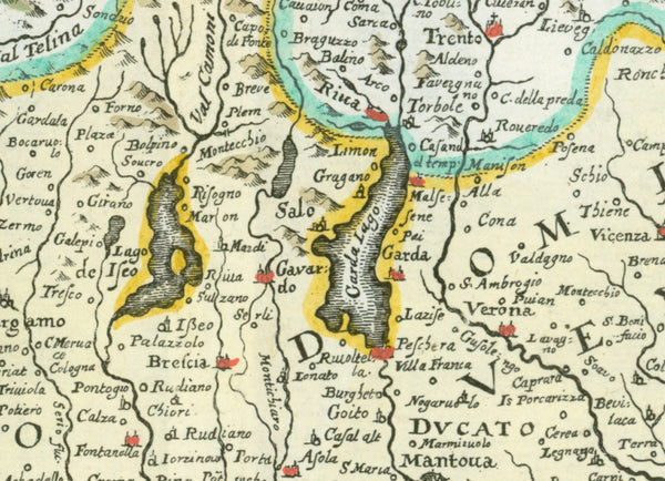 Maps, Italy, Northern Italy, Nova et accurata Ducatus Venetiani...