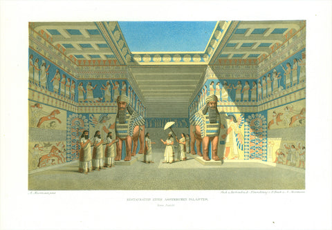 Archeology, Near East, Assyrischer Palast, Assyrian Palace