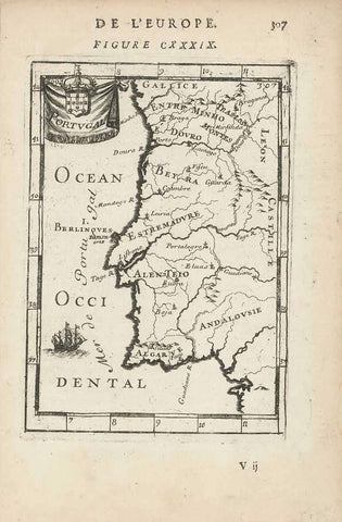 Maps, Portugal, Spain, Galicia, Andalucia, Guadiana River, Leon, Castilla