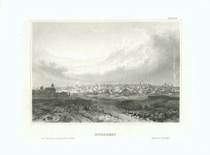 "Bukarest"  Bukarest, Bucuresti, Bucarest, Walachei, Ruemaenien, Romania  Steel engraving from the Bibliographisches Institut in Hildburghausen ca 1860.  Original antique print  , interior design, wall decoration, ideas, idea, gift ideas, present, vintage, charming, special, decoration, home interior, living room designCity Views, Romania, Bukarest, Transylvania, Siebenbuergen