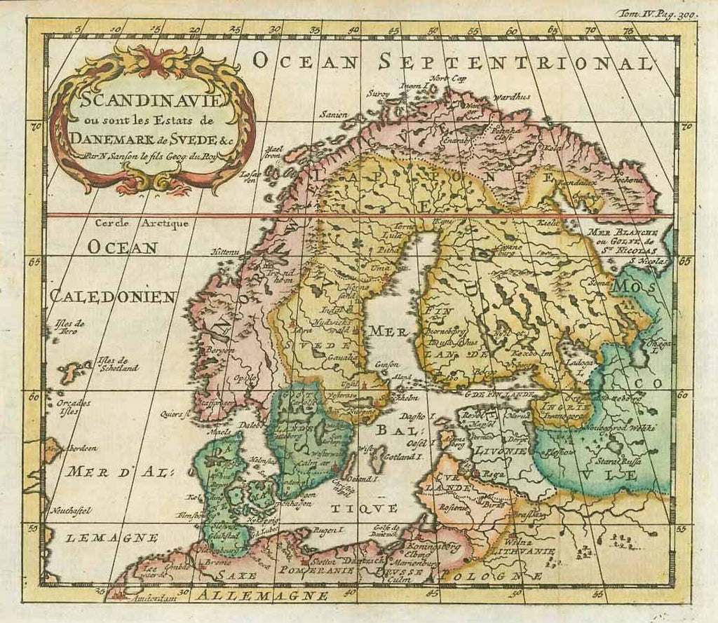 Sweden,　Maps,　Prints　Scandinavia,　Maps　–　Norway,　Denmark　and　Philographikon　Antique