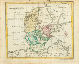 Maps, Denmark, Sweden Philographikon Antique Maps and Prints
