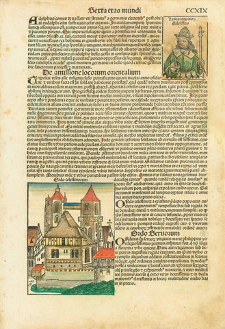 "Sexta etas mundi. Ordo celestinorum"  Ordo Sancti Benedicti Coelestinensis, OSBCoel, also: Congregatio Coelestinensis.  This Benedictan monks order was founded by Pope Celestine V. (Pietro di Morrone) 1294.  The last monasteries of this congregation were abolished in Naples 1806 and in Sicily 1810  Upper right corner: Portrait Adolf de Nassau (1250-1298)  Verso - Portraits from top: Pope Bonicacius VIII (1235-1303) - Pope Benedict XI (1240-1304)  Bishop Louis (son of King Carlo of Sicily)