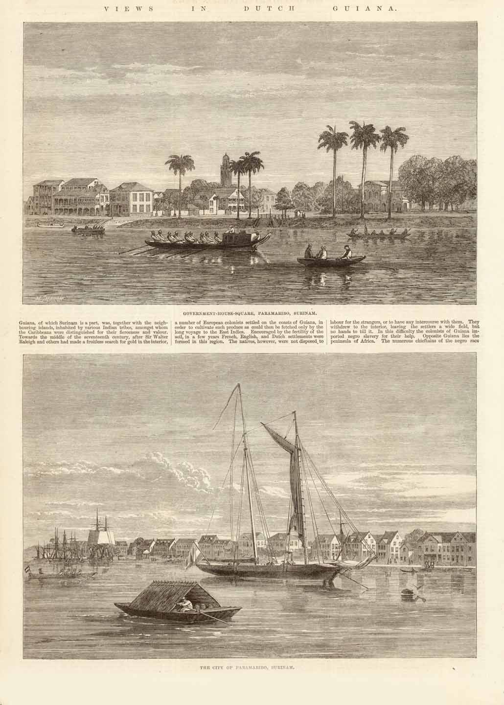 City Views, South America, Dutch Guiana, Paramaribo, Surinam